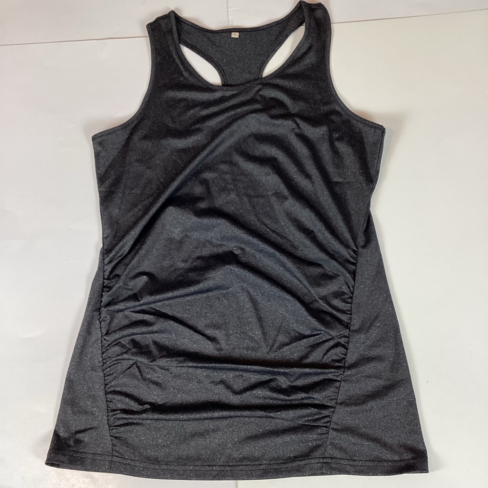 Womens Tank Top Size L Large Athletic Stretch Sleeveless Top Sport Comfort